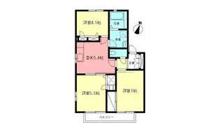 プレミールA【2階】の間取り