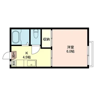 キープ練馬【2階】の間取り