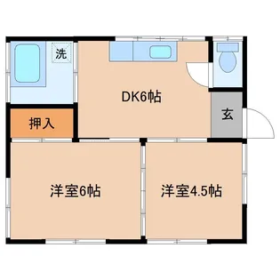 千葉県東金市中野【一戸建】の間取り
