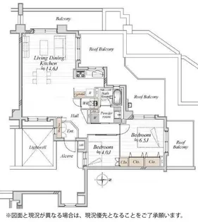 クレセント用賀【5階】の間取り