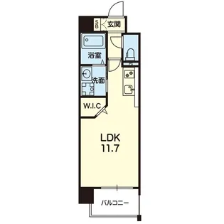 mon reve菊陽【7階】の間取り