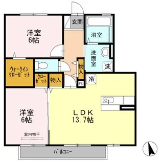 N.ソフィア【2階】の間取り