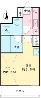 フレクション千歳烏山【1階】の間取り