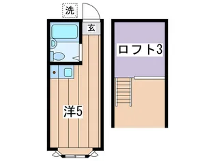 リブレ日吉A【1階】の間取り