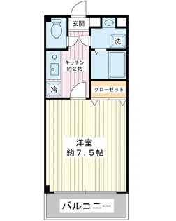 プラザ・グレイス【1階】の間取り