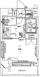 ルーブル中野坂上【12階】の間取り