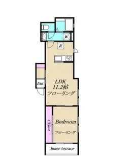グレース戸越【1階】の間取り