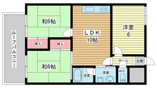 大阪府豊中市本町3【マンション】の間取り