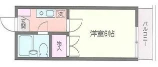 クオリティー町田【1階】の間取り