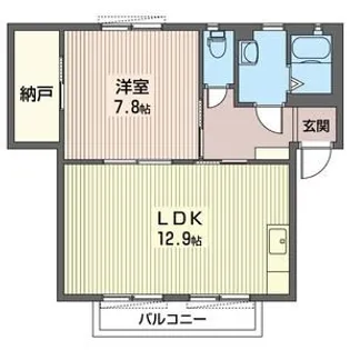 クレストコート II【2階】の間取り