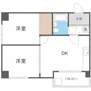 北海道札幌市中央区南七条西12【マンション】の間取り