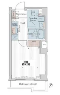 カスタリア三宿【2階】の間取り