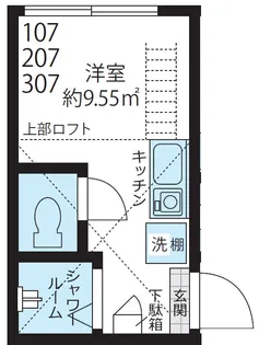 QUQURI IKEBUKURO (ククリ池袋)の間取り