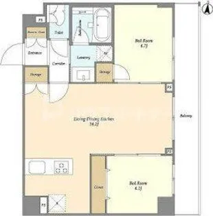 CREATIF日暮里【2階】の間取り