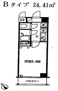 メゾンド島津山【5階】の間取り