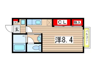 アルファ・クレス【1階】の間取り