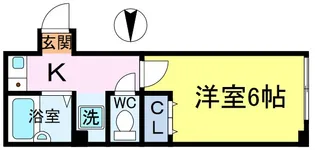 レジデンス17番館【3階】の間取り