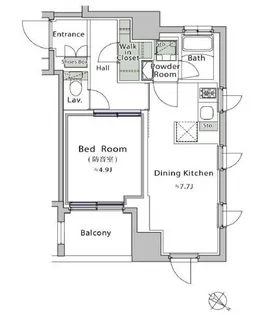 プレイ江古田【4階】の間取り