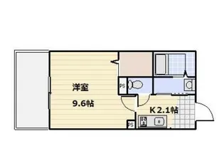 クレア栄町【2階】の間取り