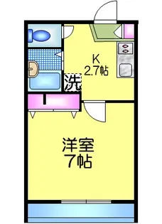 MELLOW RESIDENCE メローレジデンス【3階】の間取り