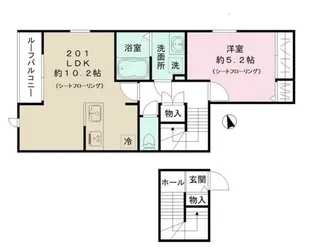 つくど瑞宝館の間取り