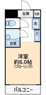 スカイコート神楽坂【1階】の間取り