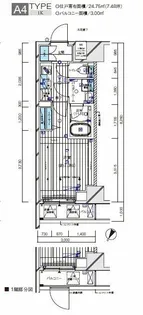 メインステージ横濱伊勢佐木III【2階】の間取り