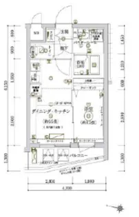ECREDE赤羽SOUTH【5階】の間取り