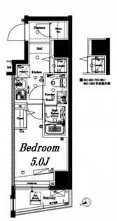 アクサス西五反田【4階】の間取り
