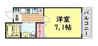 フィオレ立売堀【8階】の間取り