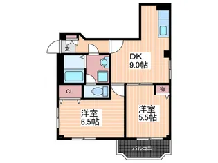 メゾンアヴニ-ル【1階】の間取り