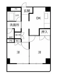国分町クリスタルビル【4階】の間取り