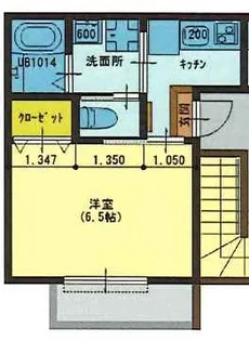 クレアウエスト【1階】の間取り