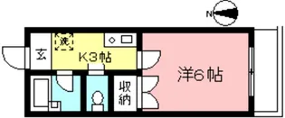 アルベール向ヶ丘【1階】の間取り