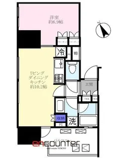 サンウッド東中野【11階】の間取り