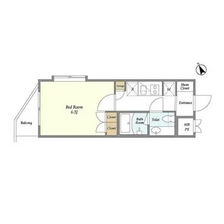 BPRレジデンス浮間公園【3階】の間取り