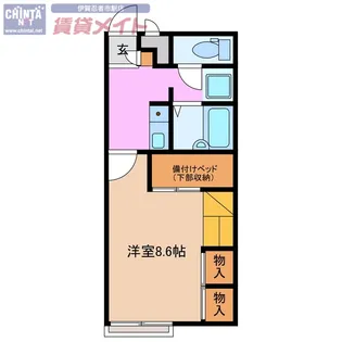 VERSA CASA 伊賀【2階】の間取り