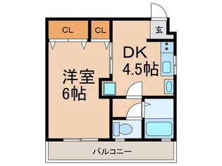 リッチヒル王子公園【3階】の間取り