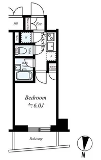 PALACE STUDIO 文京音羽【2階】の間取り