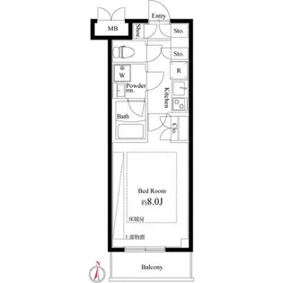 ARTECASA Alivie 綾瀬【3階】の間取り