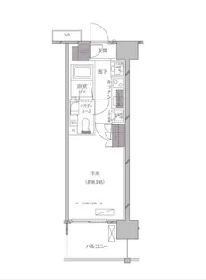 Aーstandard芝浦【4階】の間取り