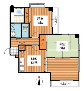 シトラス5ビル【4階】の間取り