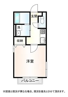 リラ行田【1階】の間取り