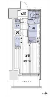エスティメゾン大島【9階】の間取り
