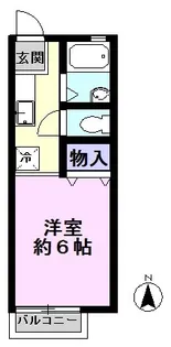 ラフェスタ南流山【1階】の間取り