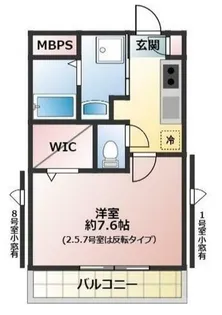 パルティア ドゥエ【2階】の間取り