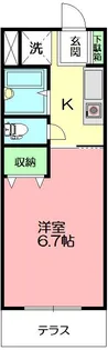 ヒルサイドハウス【2階】の間取り