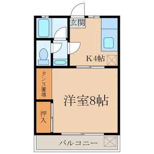 田代アパート【1階】の間取り