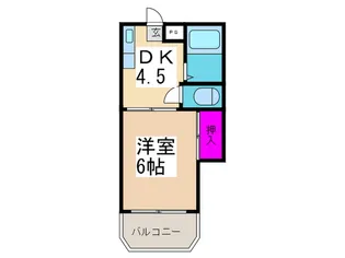 ビラ長居【5階】の間取り