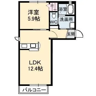 パレス大殿【2階】の間取り